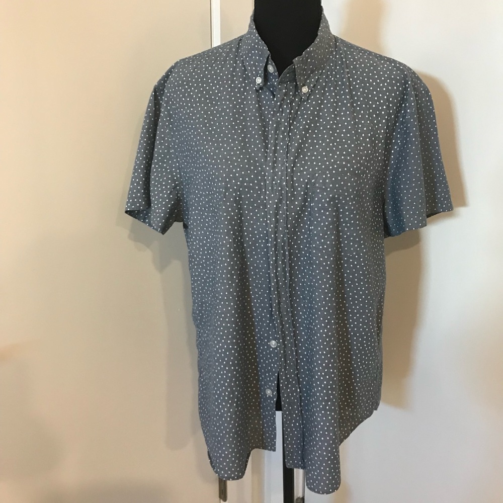 J. Crew Jean Button Down Top Size L
